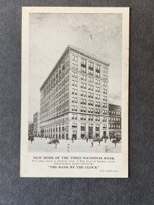 New Home Of the Third National Bank Springfield MA Litho Postcard H2092083952