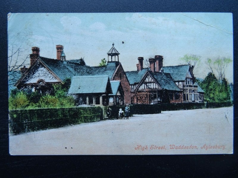 Bucks AYLESBURY Waddesdon High Street c1905 Postcard by Tabor Series
