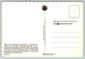 1982  World's Fair   Knoxville  Tennessee  Postcard