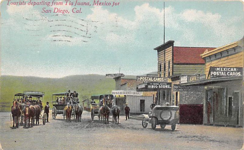 Post Card Shops Mexico for San Diego, CA 1912 