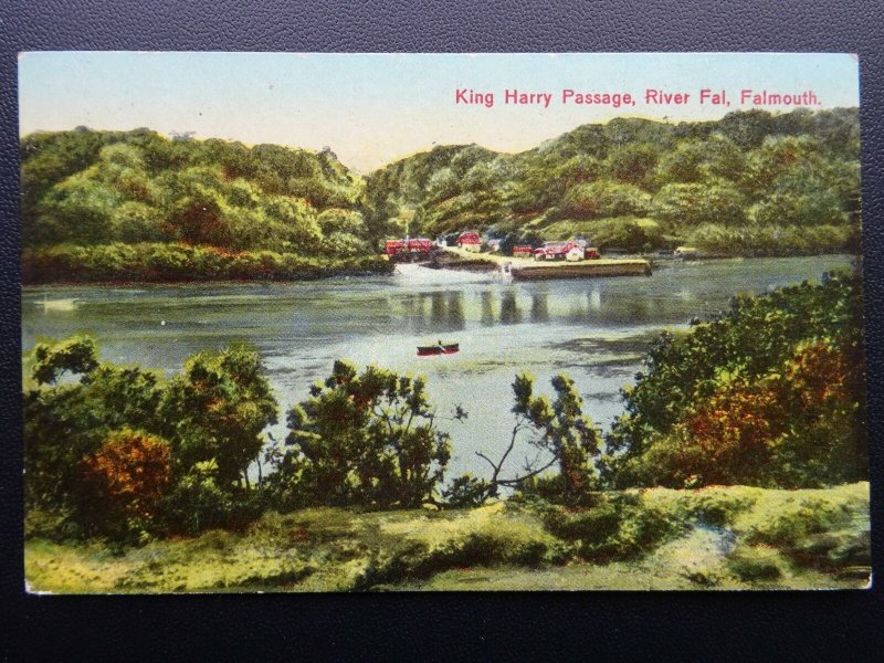 Cornwall FALMOUTH King Harry Passage RIVER FAL - Old Postcard