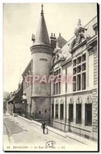 Old Postcard Besancon Prison Tower palace