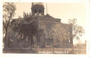 Sisseton South Dakota Court House Real Photo Antique Postcard K54127