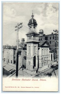 1905 Dominion Methodist Church Ottawa Ontario Canada Antique Postcard