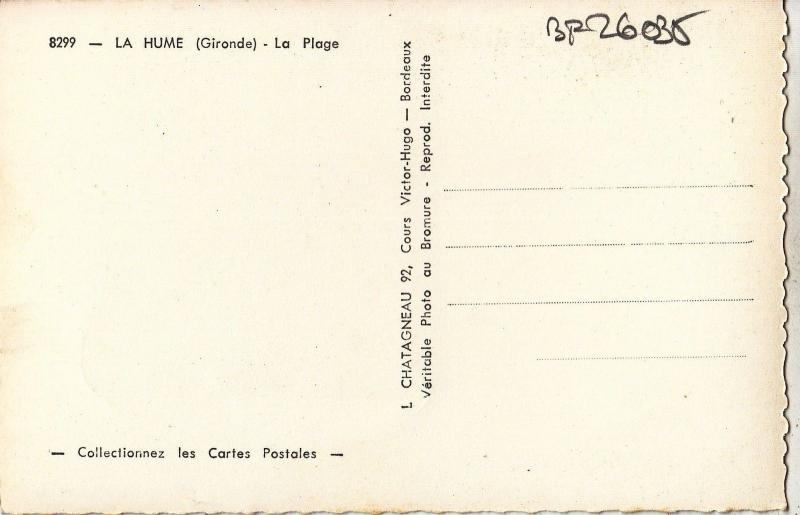 BF26035 la hume gironde la plage   france  front/back image