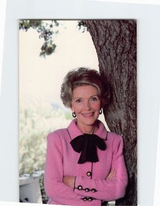 Postcard Nancy Reagan at Home in Pacific Palisades California USA