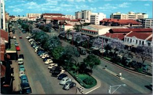 Kenya Kenyatta Avenue Nairobi Vintage Postcard 09.92 