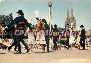 Modern Postcard Quimper Large festivals Cornish Dances Britain