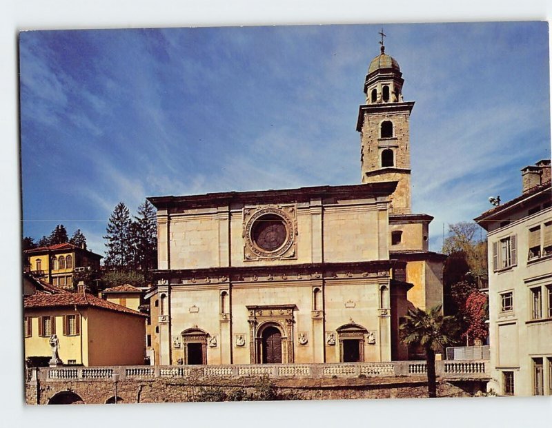 Postcard Cattedrale, Lugano, Switzerland