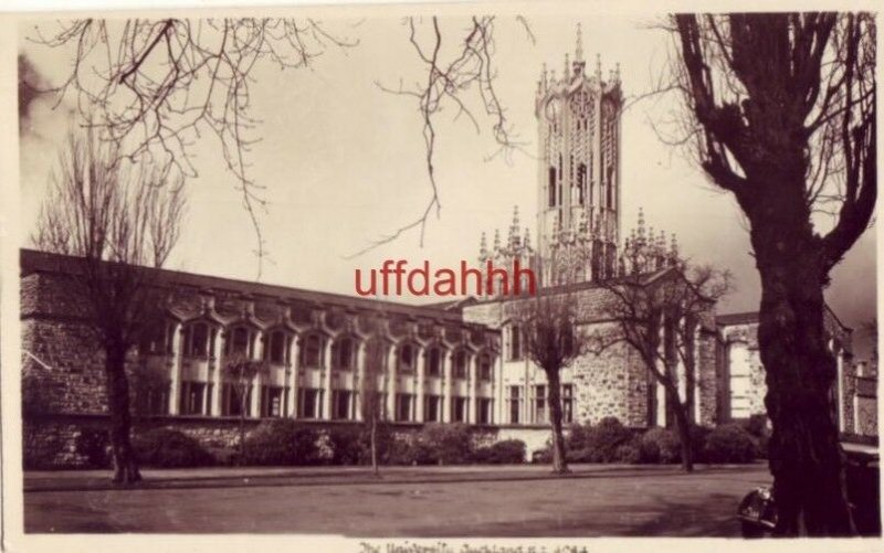 THE UNIVERSITY, AUCKLAND, NZ.