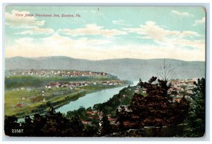 c1910 Aerial View Paxinosa Inn Exterior Building Easton Pennsylvania PA Postcard