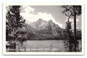 Stanley Lake And Sawtooth Mts. (Mountains) Idaho c1988 Scenic Postcard