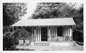 Canadensis Pennsylvania Martinville Lake Laurel Cottage Real Photo PC AA54048