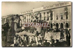 Old Postcard Nice Carnival Triboulet has Lilliput