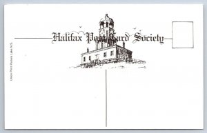 Town Clock, Halifax Post Card Society, Nova Scotia, 1890-1990, Vintage Postcard