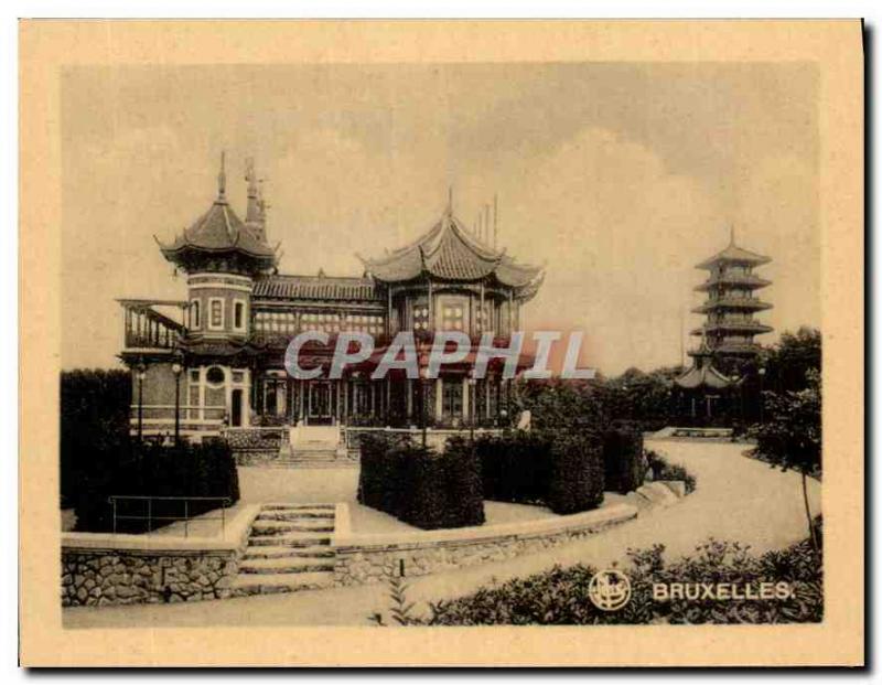  Modern Postcard Brussels Chinese House and Japanese Tower have Laeken Japan Chi