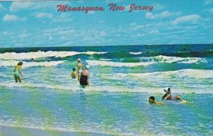 New Jersey Manasquam Beach Scene 1970