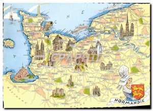 Modern Postcard The Provinces Francaises Normandy