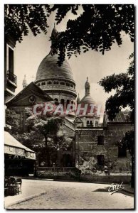 Modern Postcard Paris Montmartre Sacre Coeur