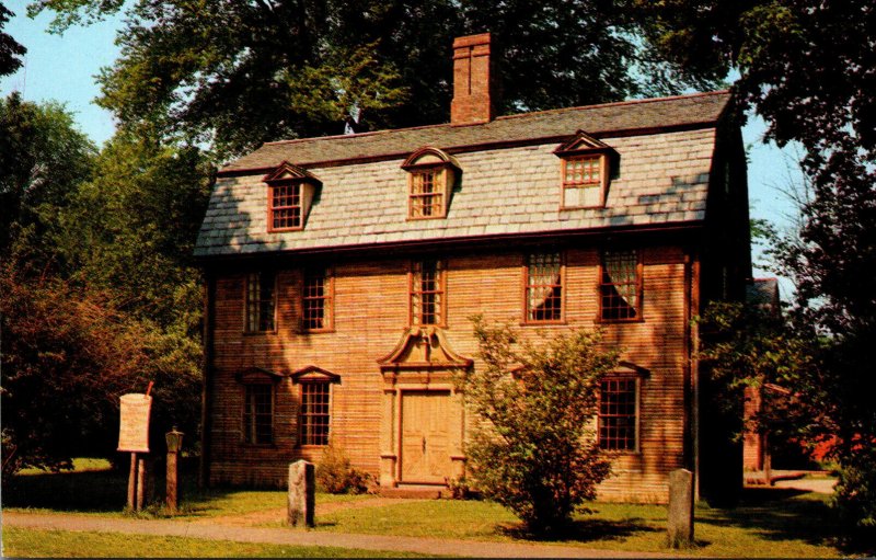 Massachusetts Deerfield Dwight-Barnard House Circa 1725