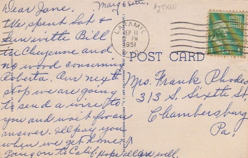 Postcard Grade School Boys Town Nebraska