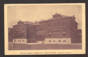 PITTSBURG KANSAS YOUNG MEN'S CHRISTIAN ASSOCIATION YMCA VINTAGE POSTCARD