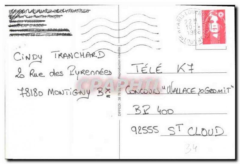 Modern Postcard The residences Cap d'Age