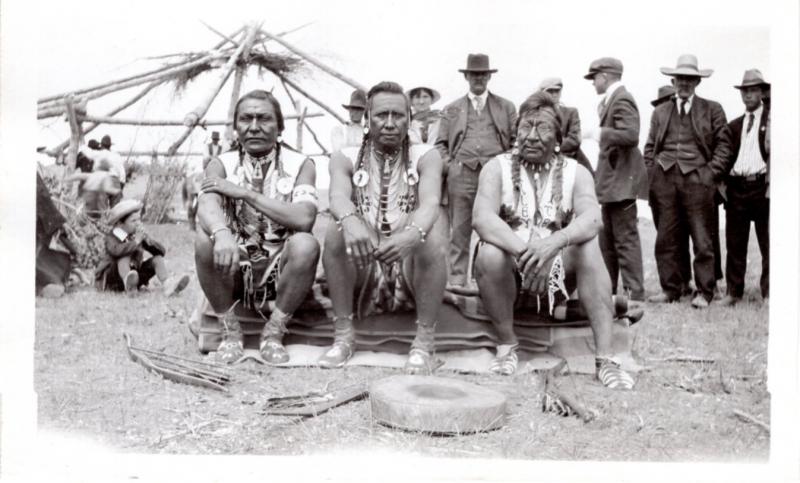 Real Photograph, Indians, Montana, 5 photos