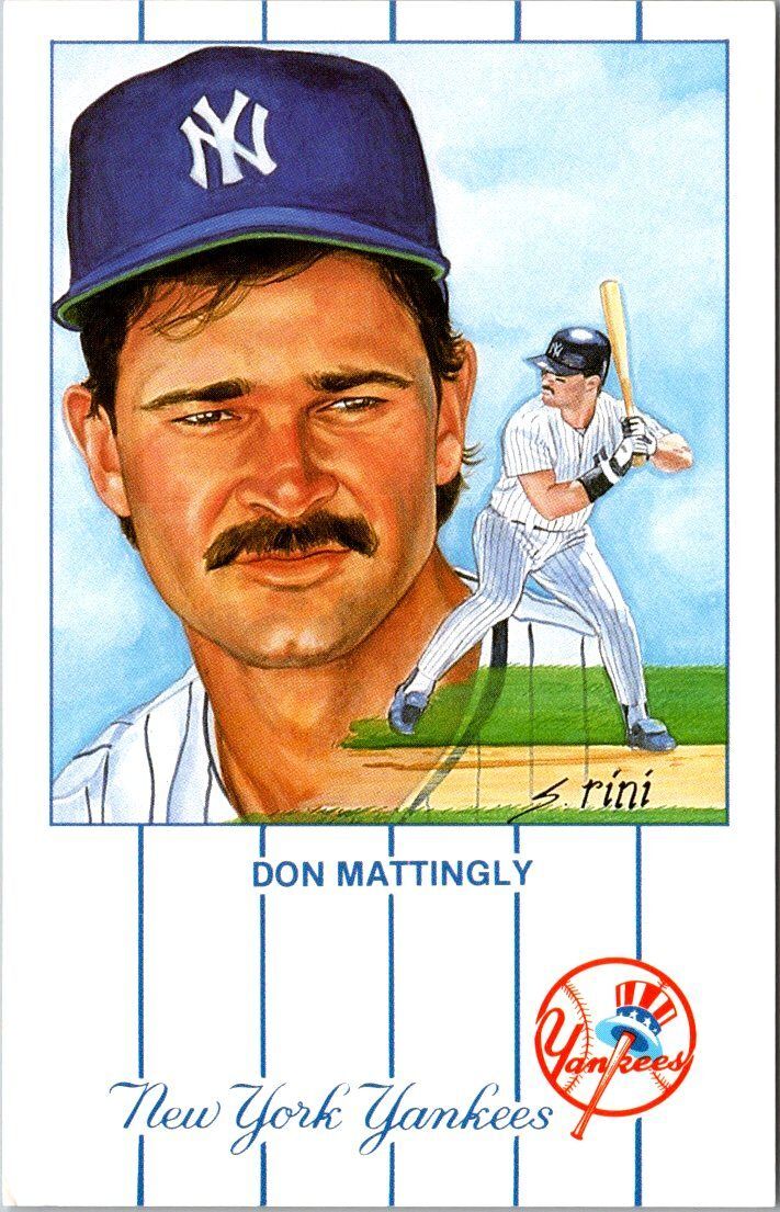 Baseball Don Mattingly New York Yankees  Topics - Sports - Baseball,  Postcard / HipPostcard