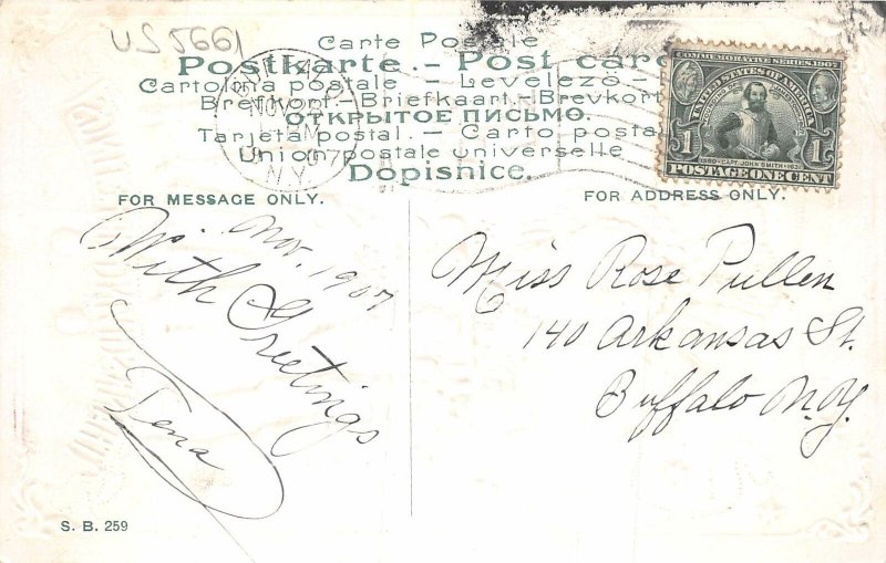 US5661 thanksgiving greetings children pumpkin turkey