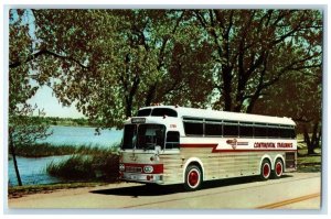 c1950's The New Silver Eagle Luxury Buses Across America Vintage Postcard