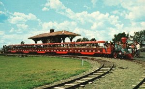 Ontario Canada, Miniature Railway Upper Village Morrisburg TrainVintage Postcard