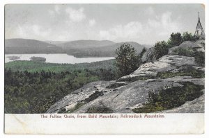'The Fulton Chain, from Bald Mountain; Adirondack Mountains' unused Undivided