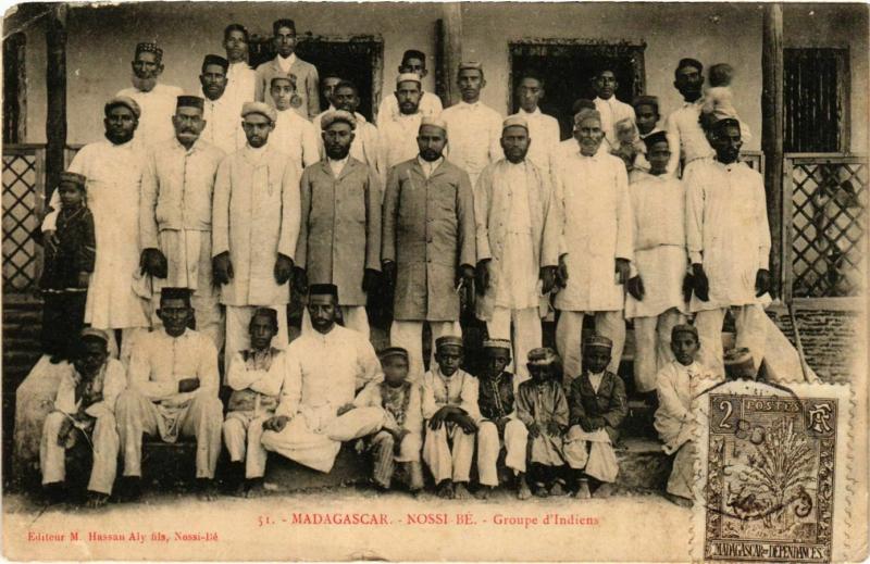 CPA Nossi Be- Groupe d'Indiens MADAGASCAR (819659)