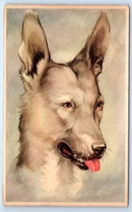 German Shepherd? Dog Portrait Artist Postcard