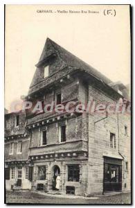 Postcard Old Carhaix Vieilles Maisons Street Briseux