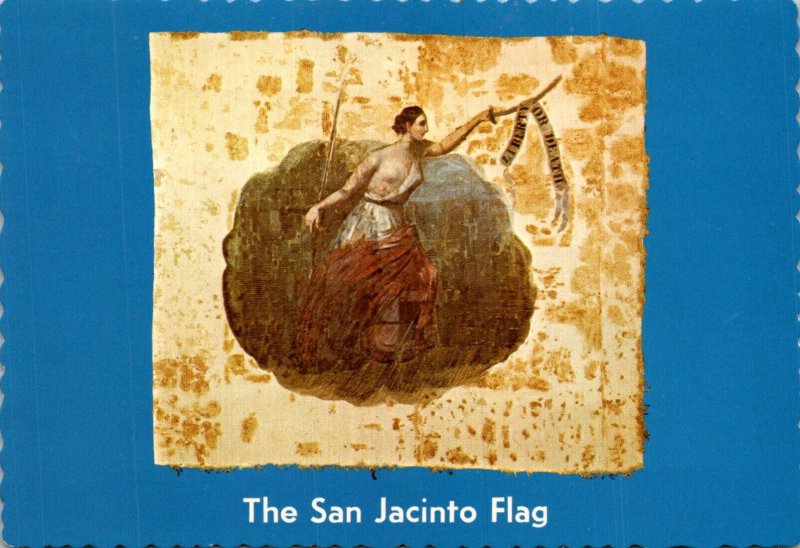 Texas Austin The San Jacinto Flag Displayed In The Capitol Building