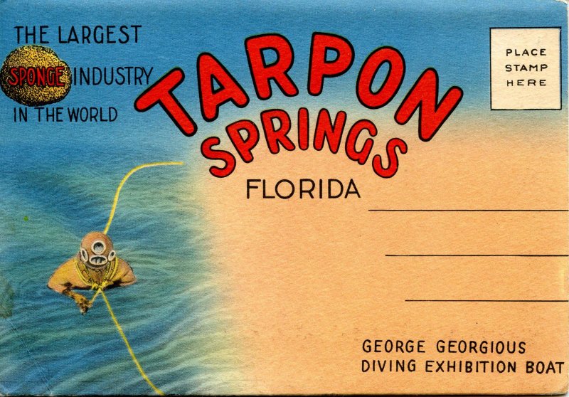 Folder - Florida. Tarpon Springs    18 views + narrative