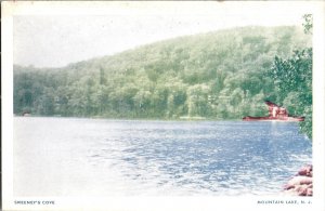 Sweeney's Cove Mountain Lake NJ Vintage Postcard N52