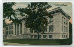 Archeological Building Ohio State University Columbus OH 1910c postcard