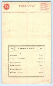 SS Finland Steamship Ocean Liner Steamer  Postcard Menu Red Star Line