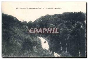 Cars of & # 39Orne - The Gorges of & # 39Antoigny - Old Postcard