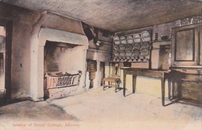 Scotland Alloway Ayr Burns Cottage Interior
