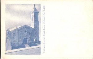 Warburton Chapel, 61 Temple St Hartford CT Undivided Back Vintage Postcard P42