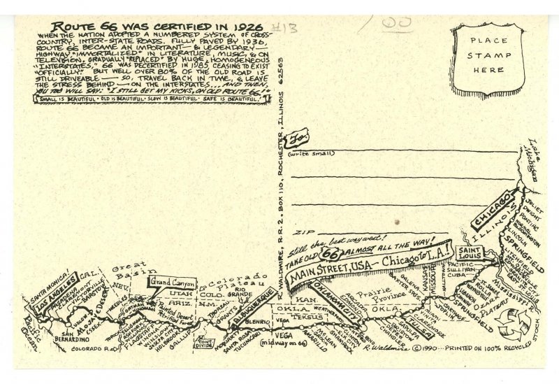 US Route 66 - Oak Grove Roadside Park, Missouri