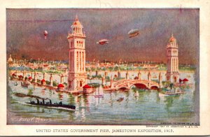 Jamestown Exposition 1907 United States Government Pier