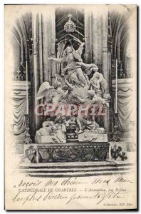 Old Postcard Cathedral of Chartres L & # 39Assomplion By Bridan