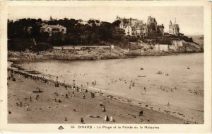 CPA Dinard- La Plage et la Pointe de la Malouine FRANCE (1021654)