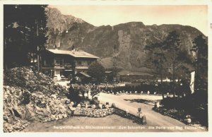 Germany Bergwirtshaus Enzianbrennerei Zu Schroffen Bad Reichenhall RPPC 03.69