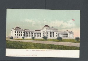 Ca 1899 Post Card San Diego CA State Normal School Build 1897 UDB